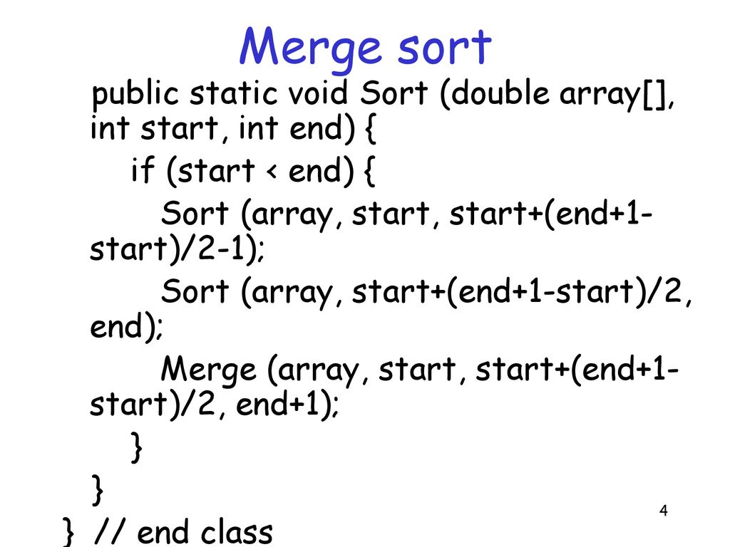 Merging two sorted arrays - ppt download